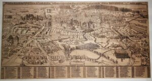 Älteste Stadtansicht von Leipzig 1547