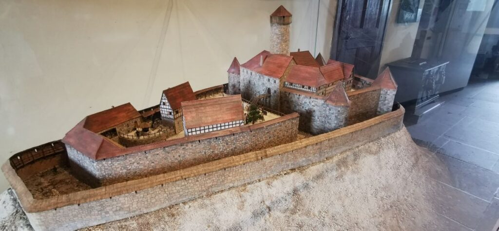 Modell der Leuchtenburg