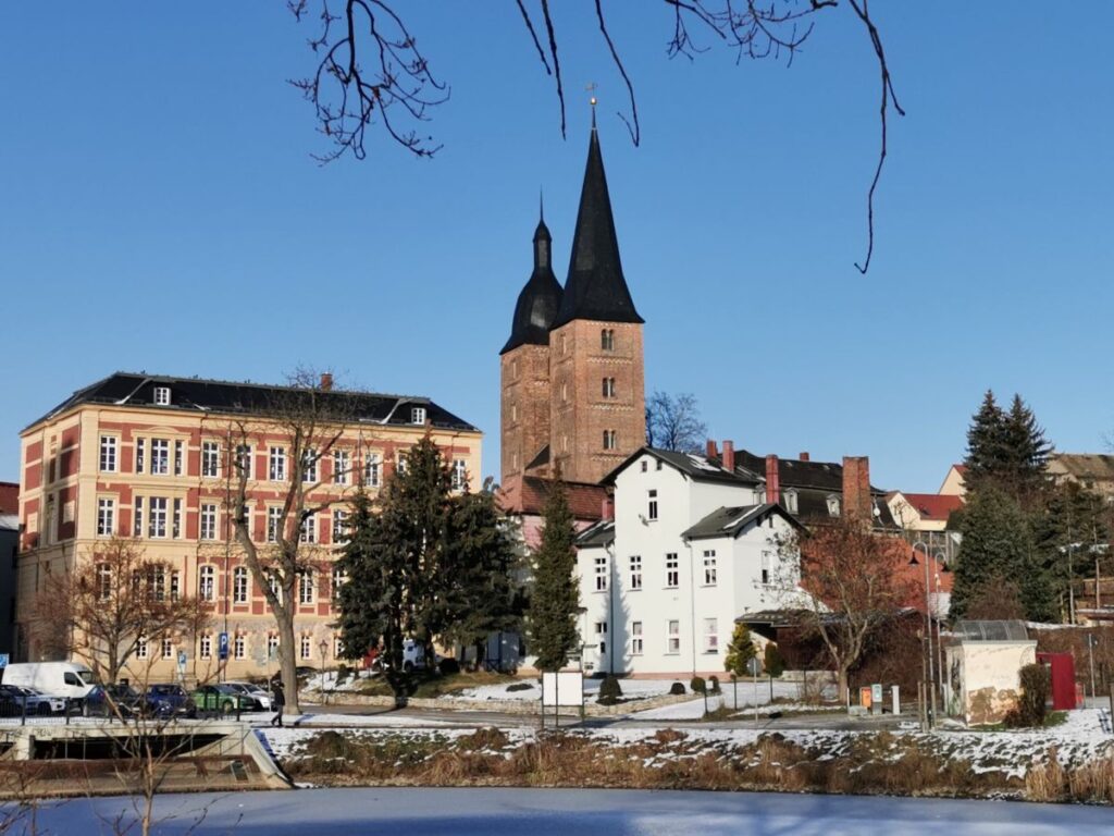 Das Wahrzeichen von Altenburg - Die roten Spitzen